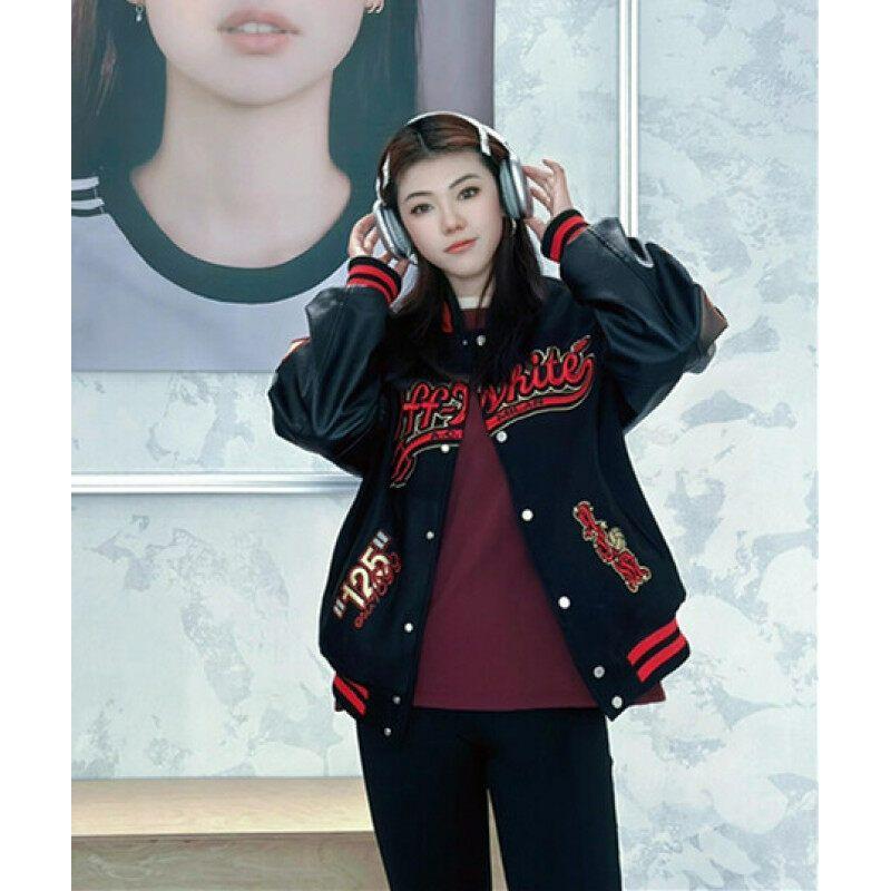 Stylish Patchwork Leather Baseball Jacket for Men - European & American Fashion