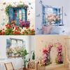 Window View Painting Wall Decals, Glasses-free 3D Wall Decor, Peel and Stick Wall Stickers for Living Room, Bathroom, Bedroom