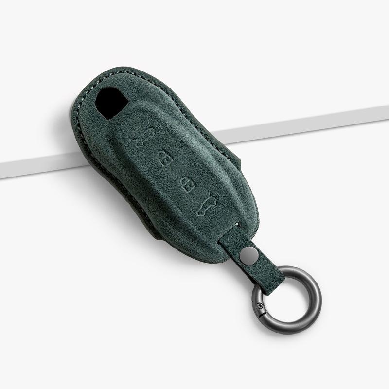 For Porsche Macan EV Key Set Full Pack Fur Car Key Protection Shell Buckle 24-25 Models