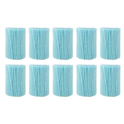 10 Roll Latch Hook Yarn Threads Single Color Multipurpose Yarn Kit for Crossing Stitch Tufting