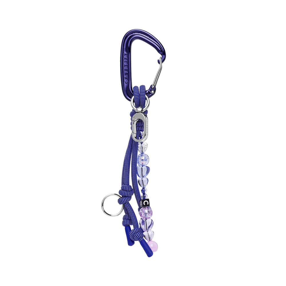 CASETiFY Ultra Bounce Carabiner Keychain - Indigo
