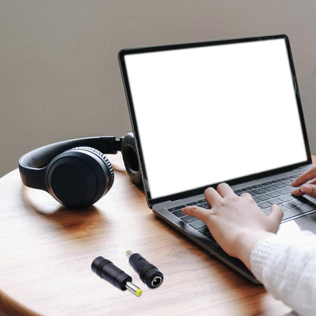 Przenośny adapter konwertera DC5521 żeński na DC4.8x1.7mm męski głowica do konwersji zasilania dla różnych marek laptopów