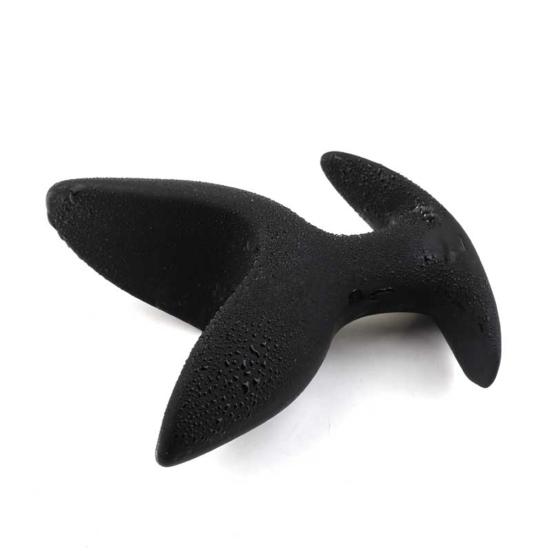 Unisex Soft Silicone Waterproof V Shape Butt Anal Plug Dildo Prostate Massager