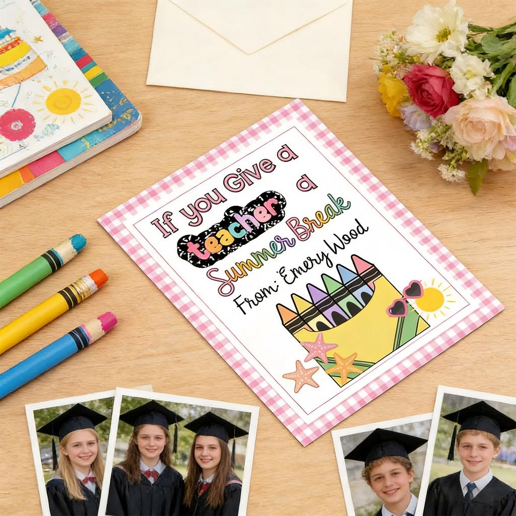 Teacher's Day Gift Card Set, A Gift For Teachers