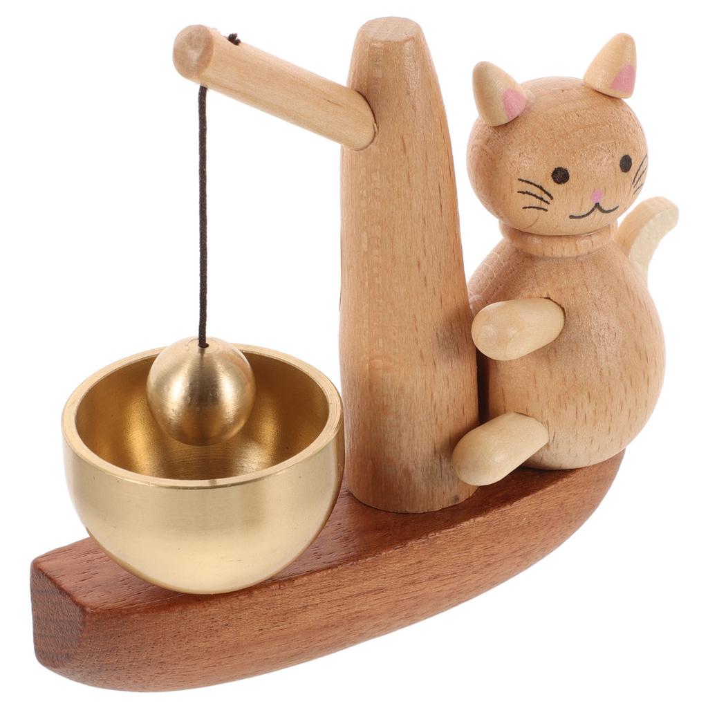 Wooden Magnetic Shopkeepers Bell Door For Business Entry Decorative Hanging Bell Rustic Front Door Chime Wind Chime Home