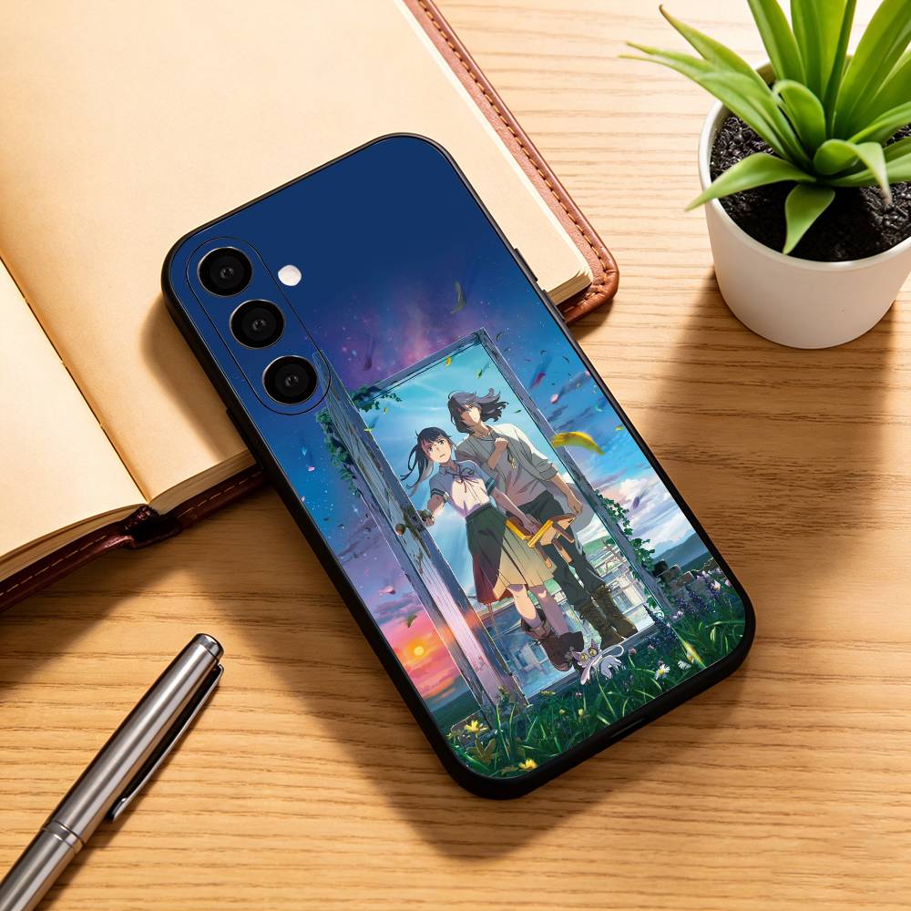 Suzume No Tojimari Daijin  Phone Case For Samsung Galaxy A73,A72,A71,A70,A53,A52,A51,Soft Silicone Black Cover Samsung a41