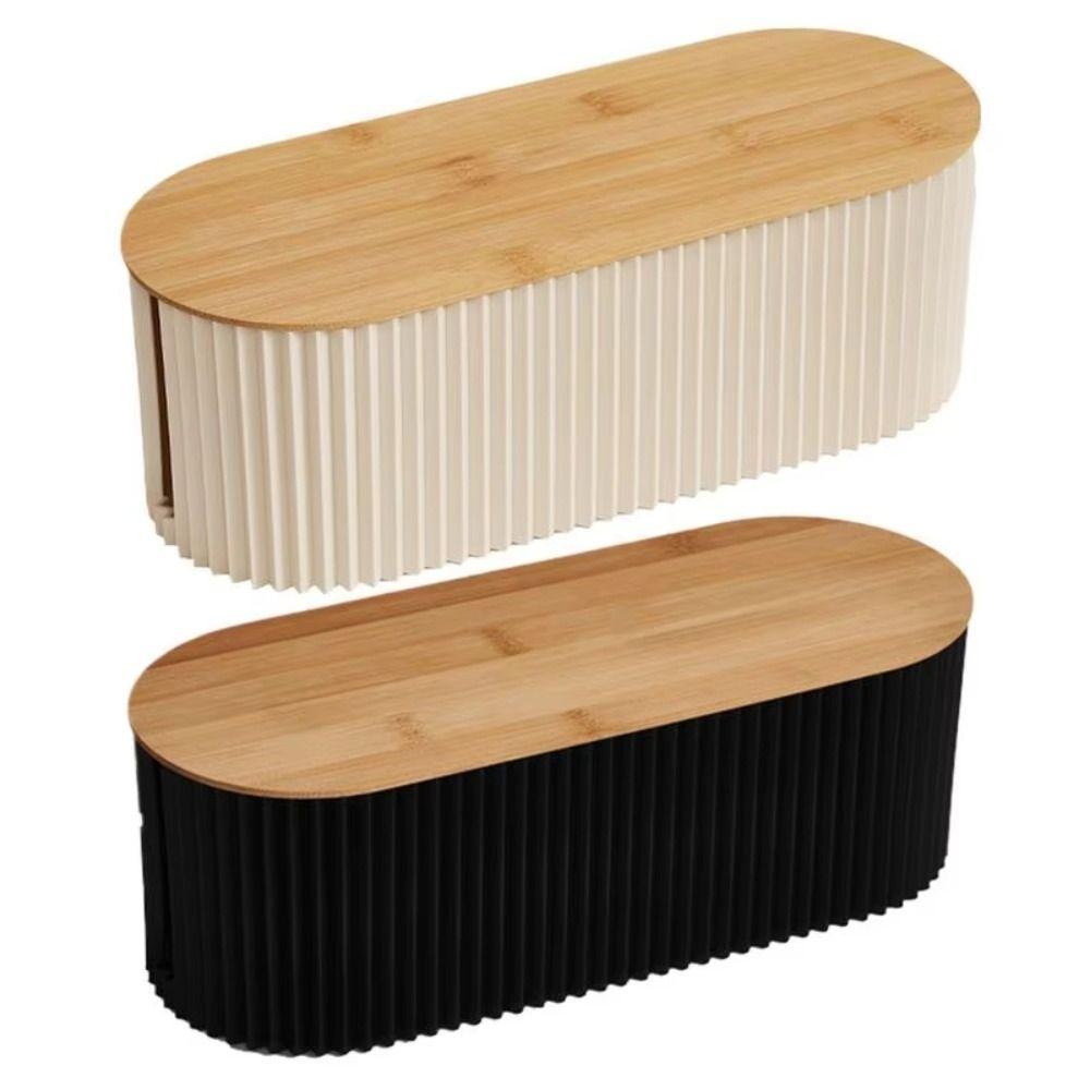 Plastic Power Line Storage Case Dustproof Wire Storage Box WiFi Router Socket Storage Box  Office