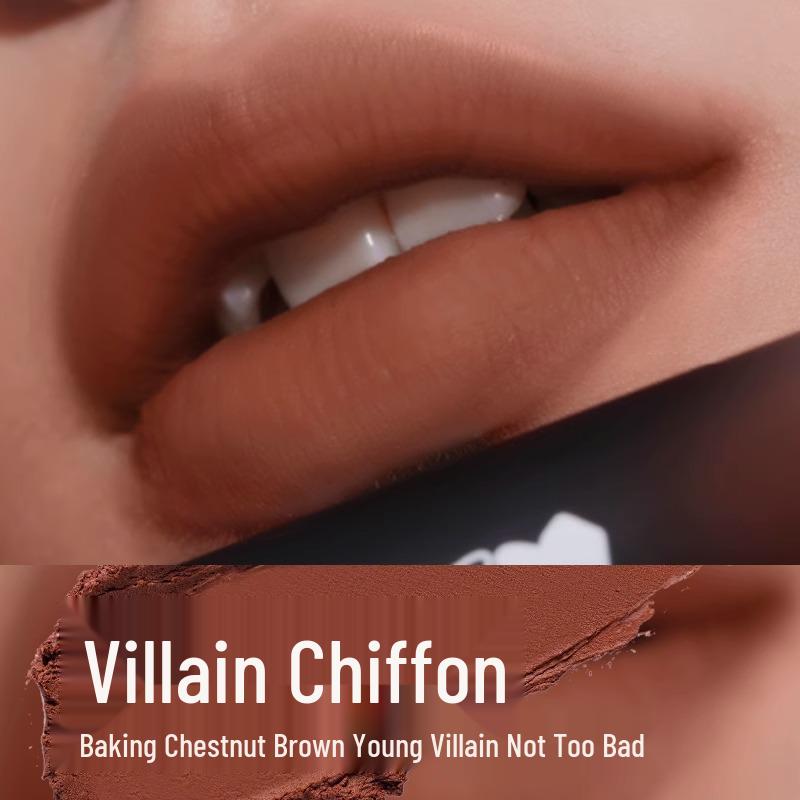 HYNTOOR Black Rabbit Matte Mist Macaron Lipstick – Student-Friendly Lip Gloss