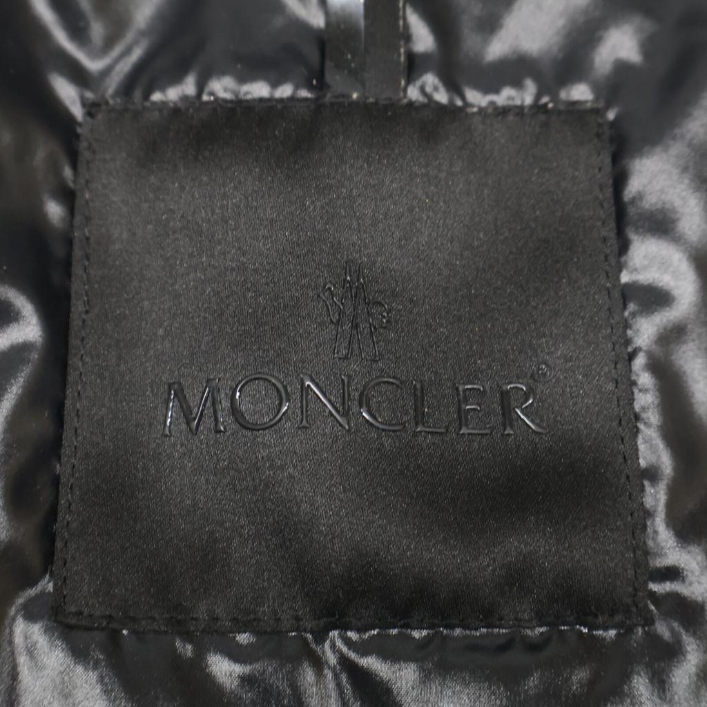 MONCLER [Good condition/Domestic regular/21 year old] HERBE hoodie down Jacket O blackUsed