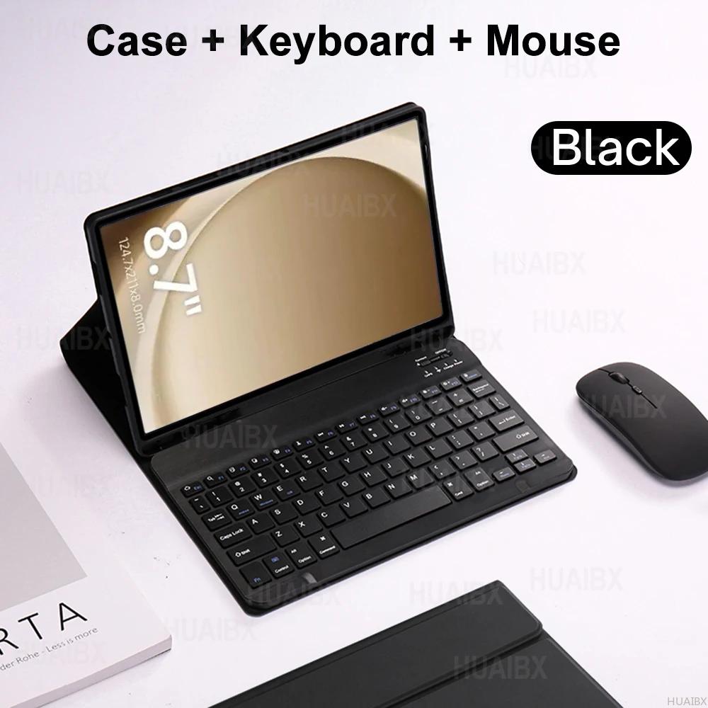 Für Samsung Galaxy Tab A11 8,7 Zoll Hülle, Für Samsung Galaxy Tab A11 8,7" SM-X130 SM-X133 SM-X135 Schutzhülle mit Tastatur