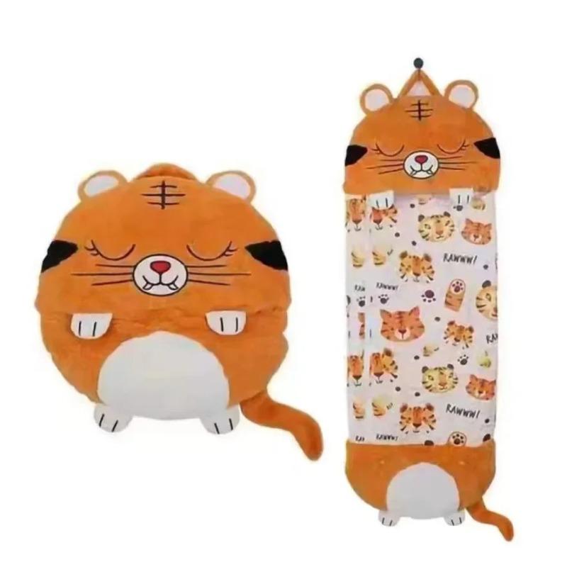 Kinder Cartoon Schlafsack Kissen Geburtstagsgeschenk Kinder Gemütlich Plüsch Warm Schlafsack Tier Jungen Mädchen Weich Schlafsack