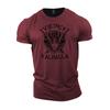 New Summer Men's T-shirt Cotton Fitness Sports T-shirt Vikings T-shirt Plus Size Men's Top Fashion Breathable Shirt for Top