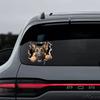 Decorative Decals 3D German Shepherd Car Sticker Set, Vinyl Material, Suitable for Decorating car Bodies, Windows, Rear Windshield, Bumpers, Walls,