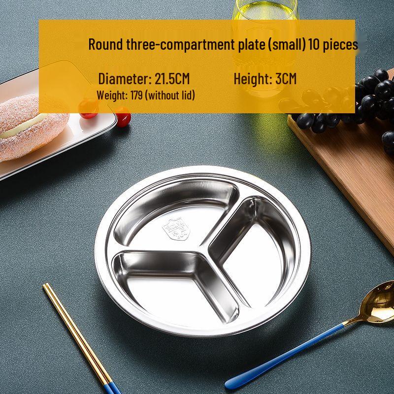 Kids Stainless Steel Divided Plate