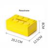 Two-Tone ABS Building Blocks Tissue Box - Creative Pull-out Design for Bathroom & Living Room