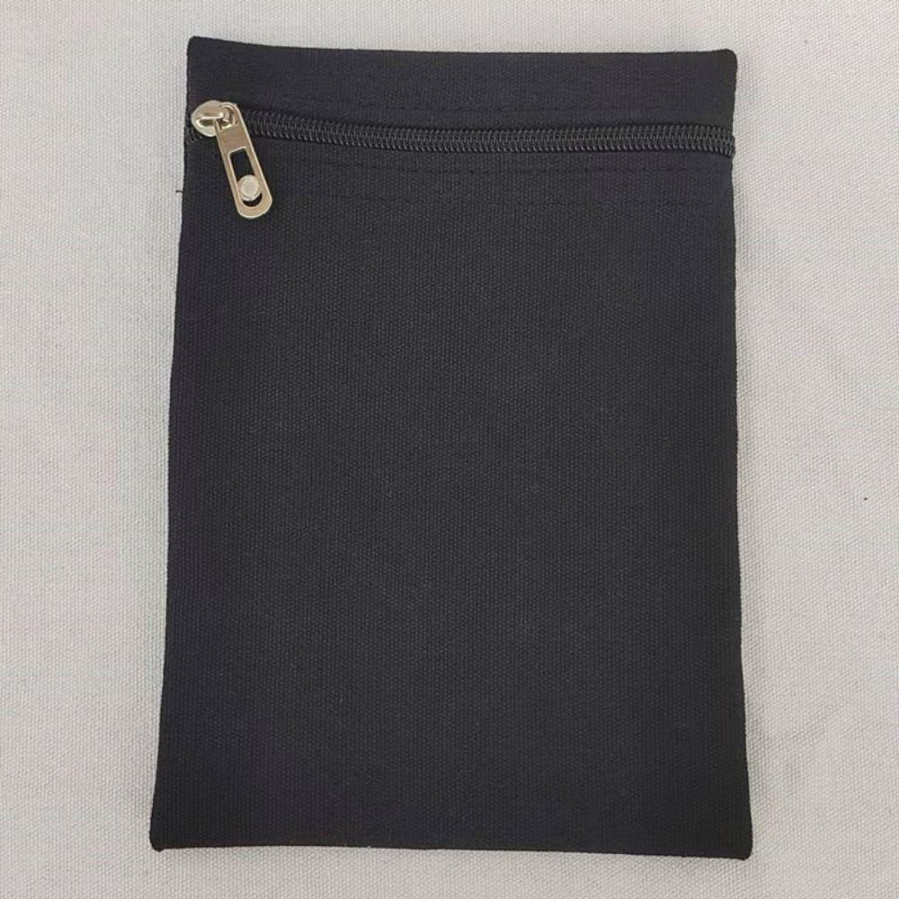 High Quality with Zipper Sew-in Side Hidden Pocket Solid Color Durable Inside Security Pocket Polyester Travel Wallet Pouch