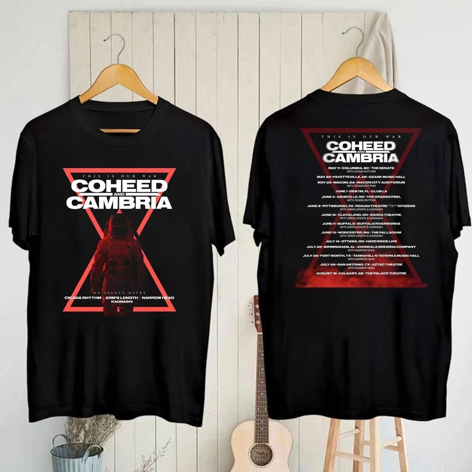 New Coheed and Cambria 2 Sides This is our war 2026 S to 5XL Shirt XXL