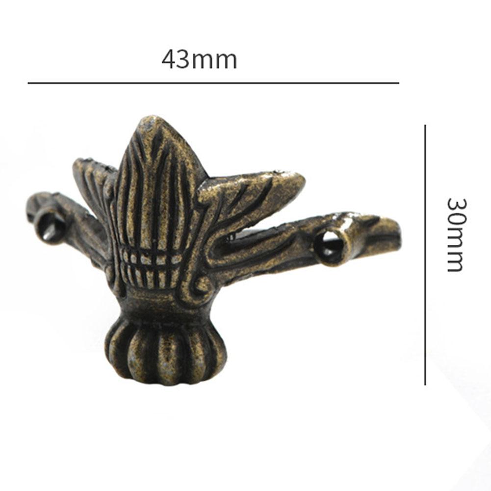 Parts Cabinet Hinges With Screws Zinc Alloy 17Pcs/Set Bronze Cabinet Hinges Hardware Jewelry Wooden Box Latch Hasp