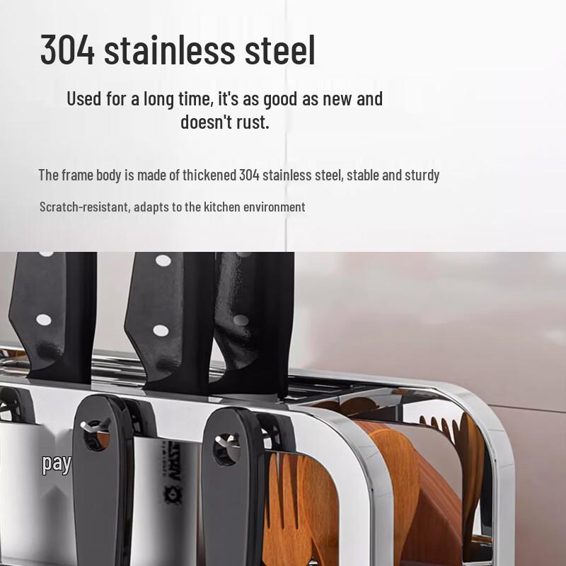 Multi-functional Kitchen Knife and Utensil Organizer