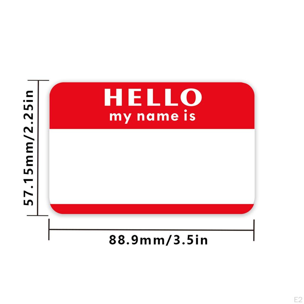 300 Sticker Name Tags Labels Organizer Office Scrapbook Self Plain Colorful for Teachers,
