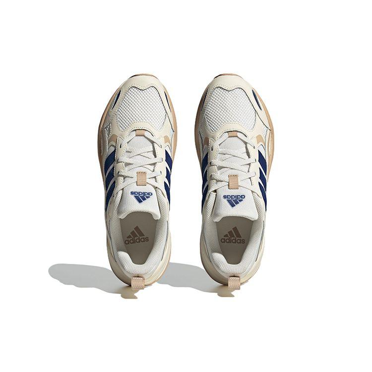 Adidas Maxxcetus Thick Sole Comfortable Mesh Non-Slip Low-Top Casual Running Shoes Unisex Sneakers White Blue ID0637
