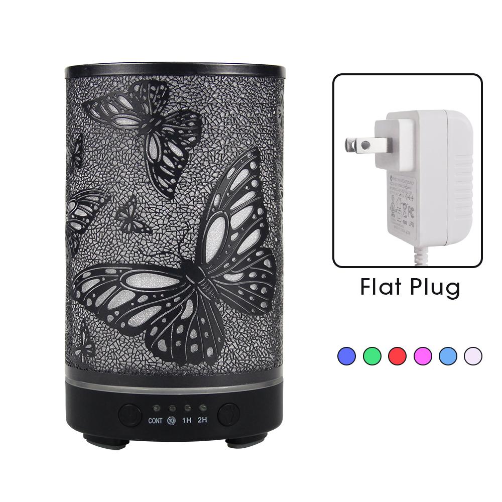 100ml Humidifiers Cool Mist Top Fill Essential Oil Diffuser for Bedroom Large Room Home Baby Nursery and Plants with Nightlight