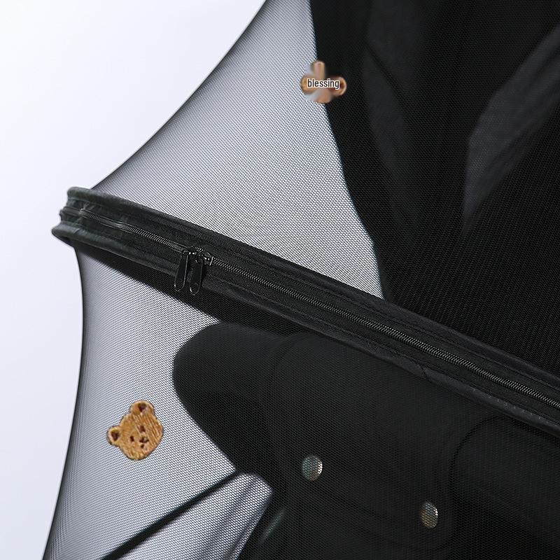 Universal Zippered Baby Stroller Mosquito Net Cover