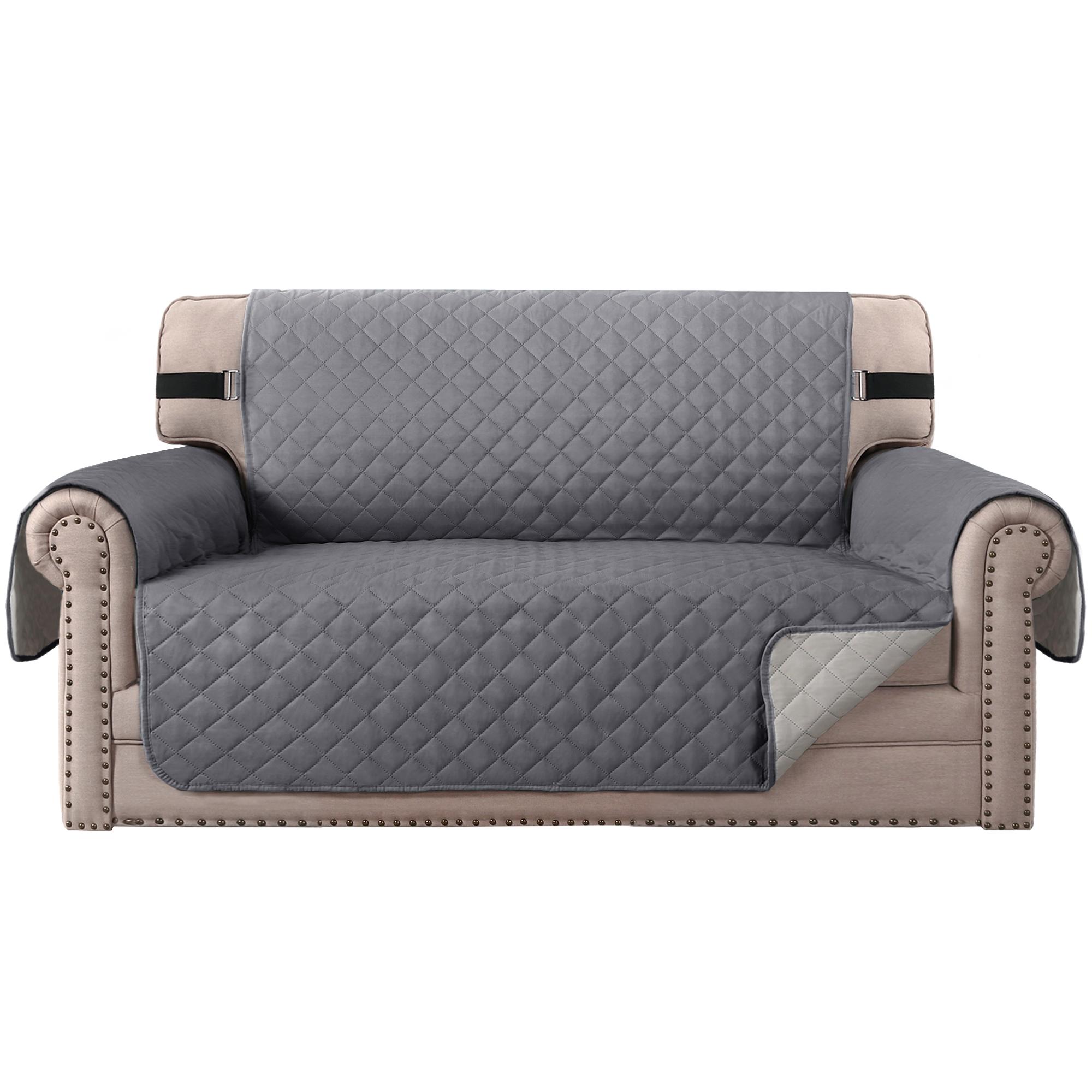 

Waterproof Sofa Cover Quilted Anti-wear Couch Cover For Dog Pet Kids Recliner Armchair Furniture Slipcovers 1/2/3 Seater Protect 1 Seat