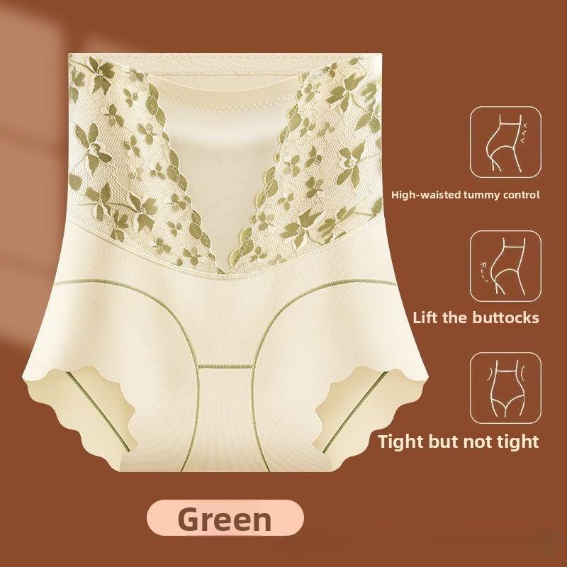 Large Women Spring and Summer Postpartum Shaping Waist Beauty Two in One Hip High Waist Abdominal Underwear