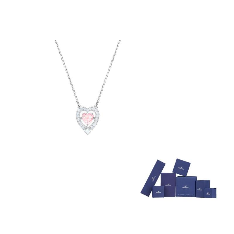 Swarovski Sparkling Dance Herz Anhänger Halskette Damen Halskette 5465284 Box (Random Color) white