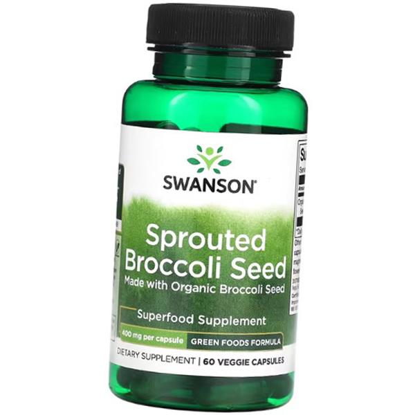 

Пророщене насіння брокколі, Sprouted Broccoli Seed 400, Swanson 60вегкапс (71280184) 60vcaps