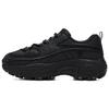 Modische Sneaker Synthetikleder Dämpfung, Abriebfest Niedrig geschnitten Freizeit Schuhe Damen Schwarz F12W144136FBK
