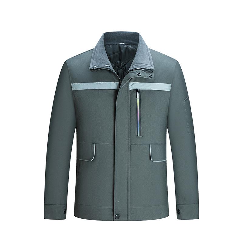 

Reflective Winter Workwear Jacket for Cold Storage and Construction M зелёный