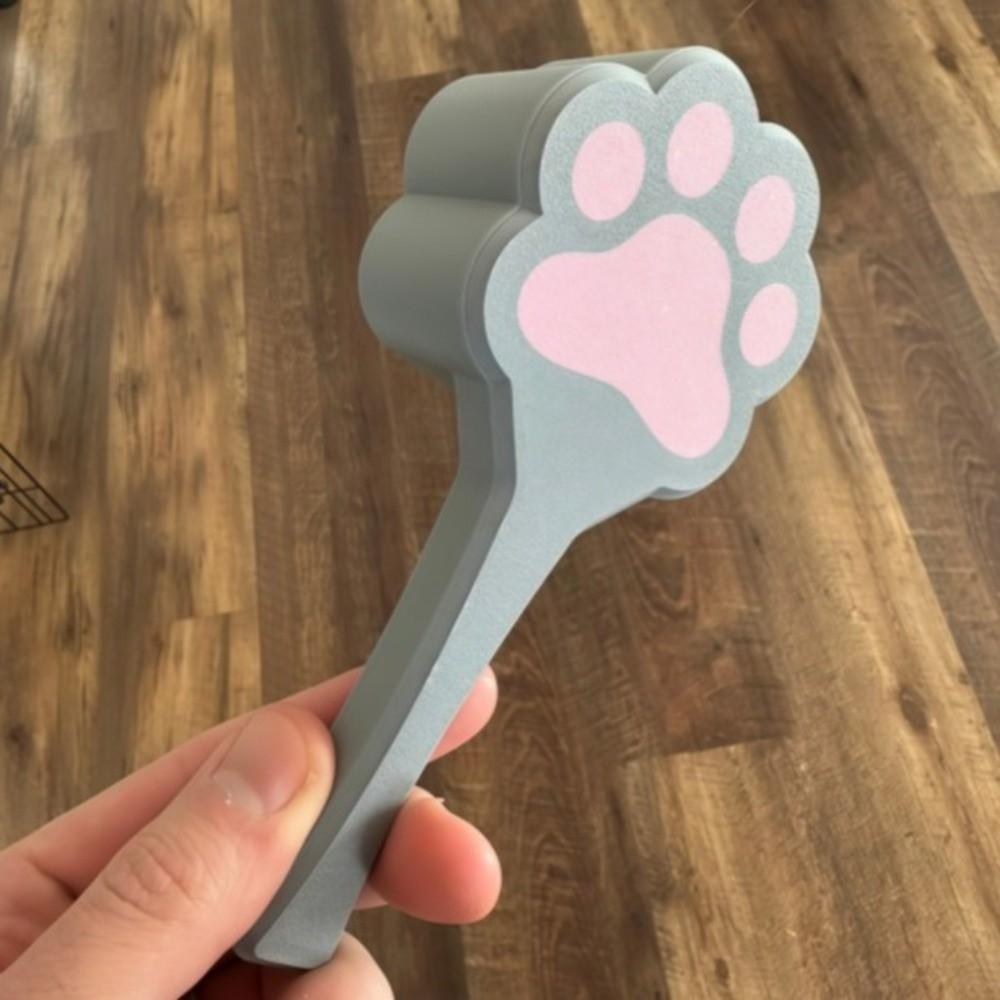Large Capacity Pet Feeding Shovel Cat Claw Shape Cat Litter Scoop Pet Dry Food Spoon Scooping