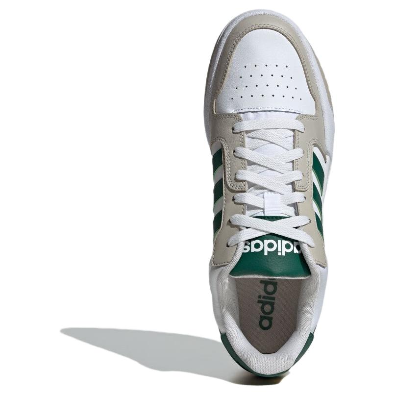 Adidas Entrap Fabric Synthetic Leather Comfortable Versatile Non-Slip Wear-Resistant Low-Top Skate Shoes Unisex Sneakers Gray White Green JR7980