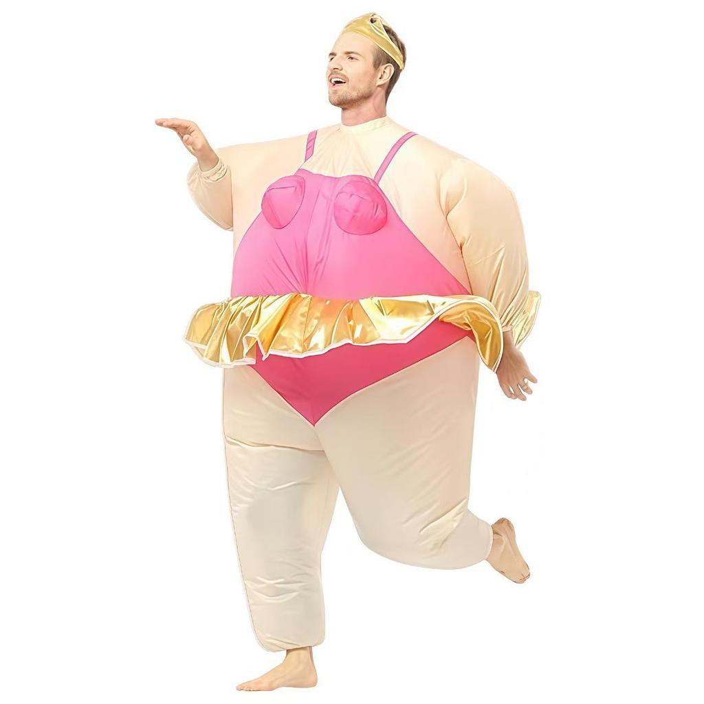 Cute Inflatable Mouse Costume for Halloween and Christmas - Adult Cosplay and Performance Outfit