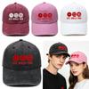 BTS World Tour Embroidered Washed Baseball Cap Retro Casual Unisex Hat