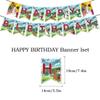 Bibi & Tina Birthday Banner Kit+Cupcake Toppers Balloons Party-Themed Decoration