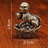 Brass Zodiac Incense Holder: Creative Copper Dragon, Tiger, Snake Design