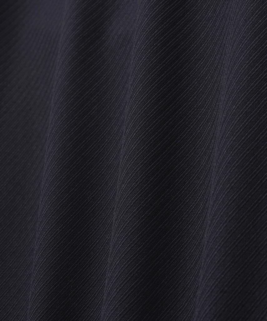 Noirer Wool Whipcord Harrington Jacket (Navy)