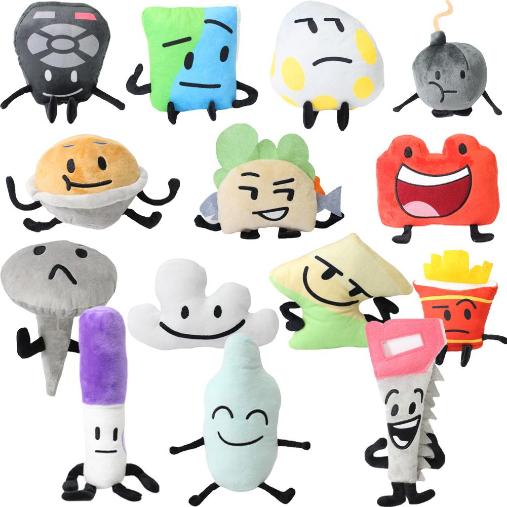 Battle for Dream Island Anime Plüschtier Zeichentrickpuppe Weiche Stofffigur Törtchen Pommes Frites Seltsame und Wunderbare Plüschtiere Kindergeschenke
