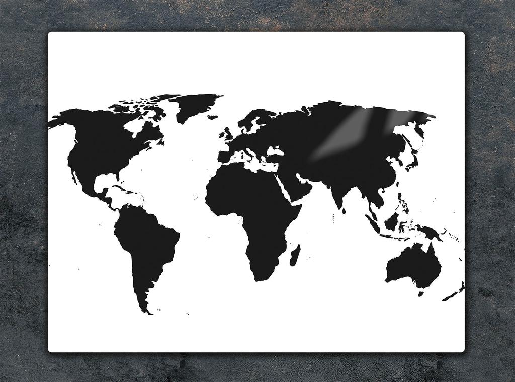 SZKLANA DESKA DO KROJENIA 52x40 MAPA