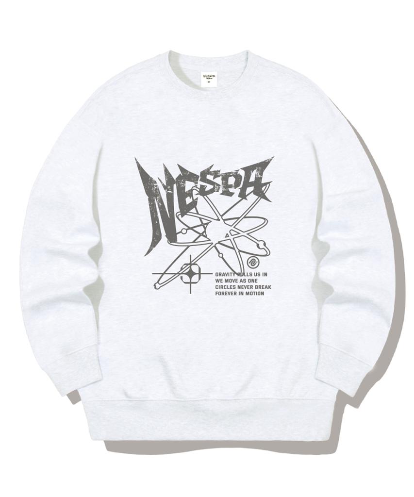 NESPA STUDIO Zero Motion Oversized Sweatshirt 5 Colors [Nspm_6007]