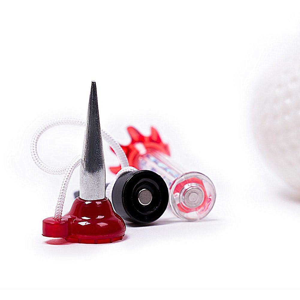 TSUCIA Golftees mit magnetischen Tees Langes Golf-Tee Golf-Set aus 4 Teilen - Tees, Halter, Anti-Verlust, Zubehör,
