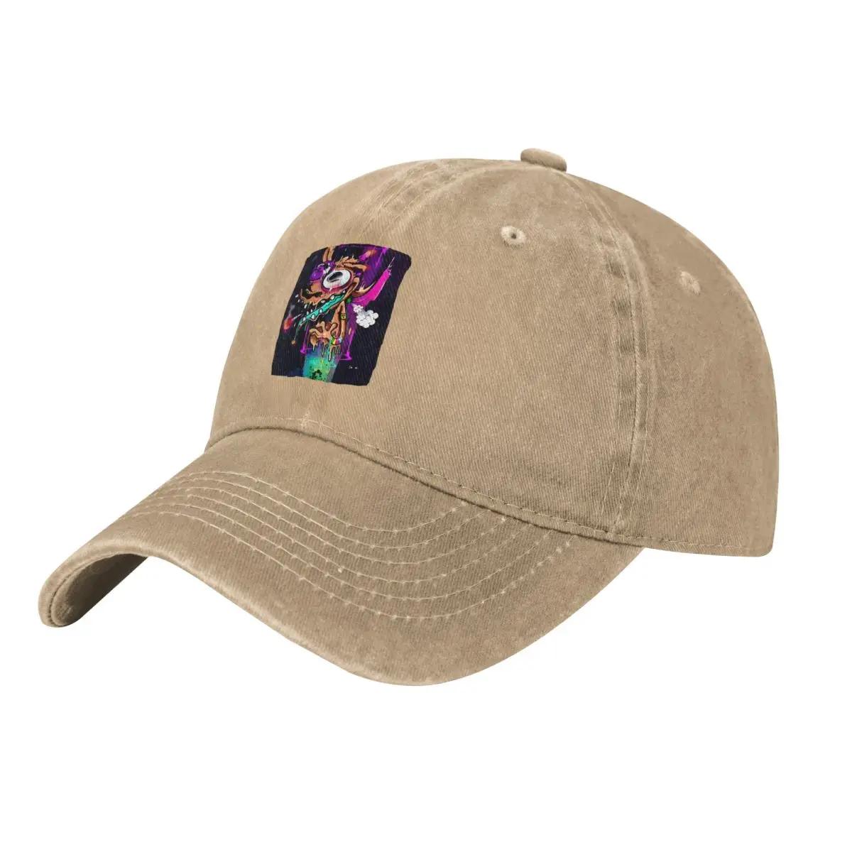 BenberFashion Cap Ren And Stimpy Trippy Denim Pet Outdoor Avonturen Golfpet Pet Mannen One Size