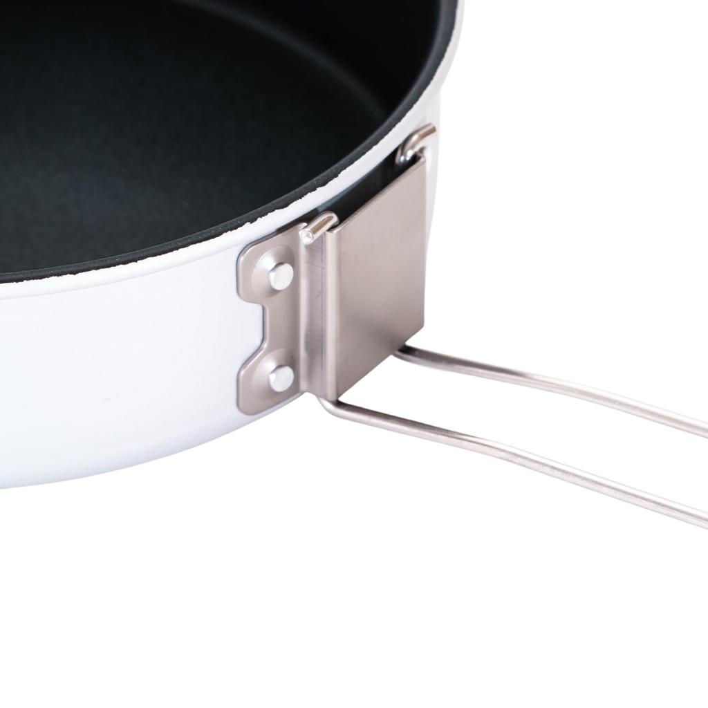 FIREMAPLE Frost 6" Aluminum Frypan, 500ml, Lightweight and Compact, Perfect for Mountaineering, Camping, and Hiking, with Storage Bag
