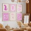 Lucky You Queen Heart Posters and Prints Retro Trendy Aesthetic Funky Wall Art Pictures 70s Style Disco Home Decor Canvas Mural