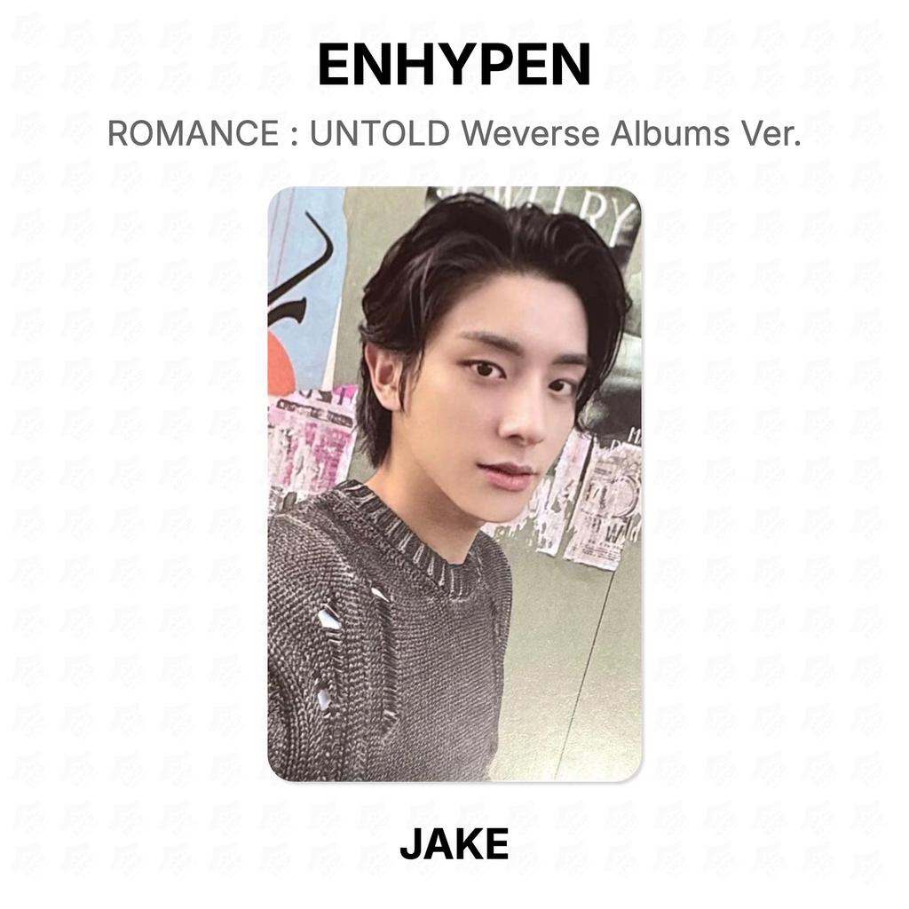 ENHYPEN ROMANTIK : UNTOLD Weverse Alben Version. Offizielle Fotokarte