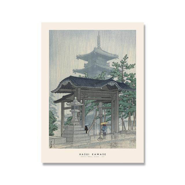 Vintage Japonská mladá žena Výtisky plakátů Retro Krajina Umění Nástěnná malba Obrazy do obývacího pokoje Orientální domácí dekorace