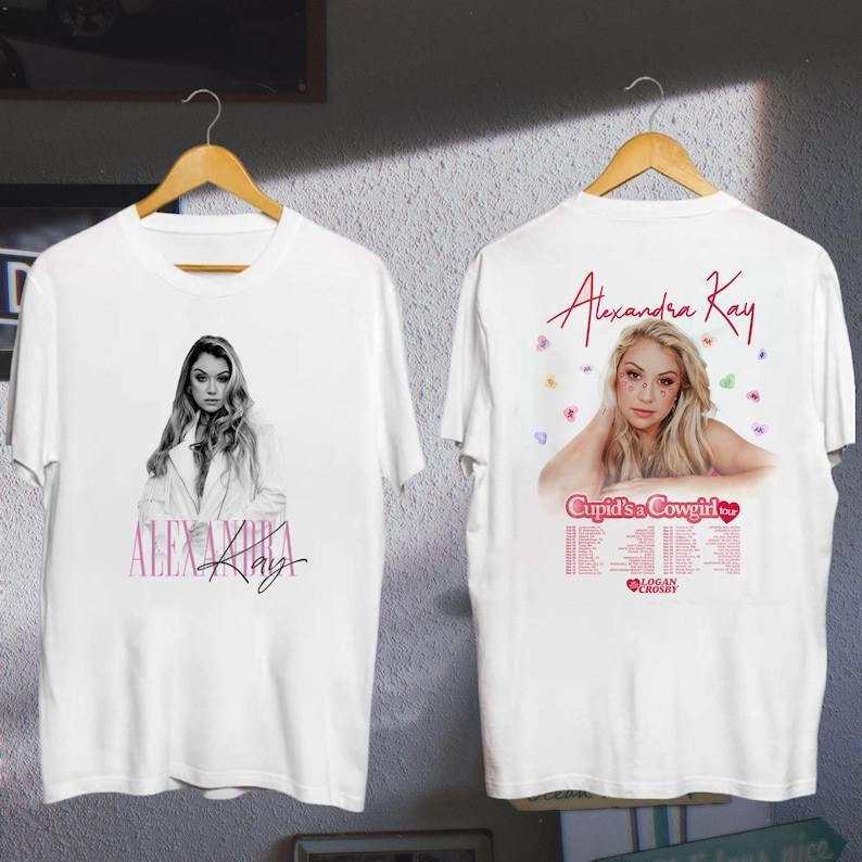 Graphic 2026 Alexandra Kay Cupid A Cowgirl Tour Shirt Alexandra Kay Shirt S